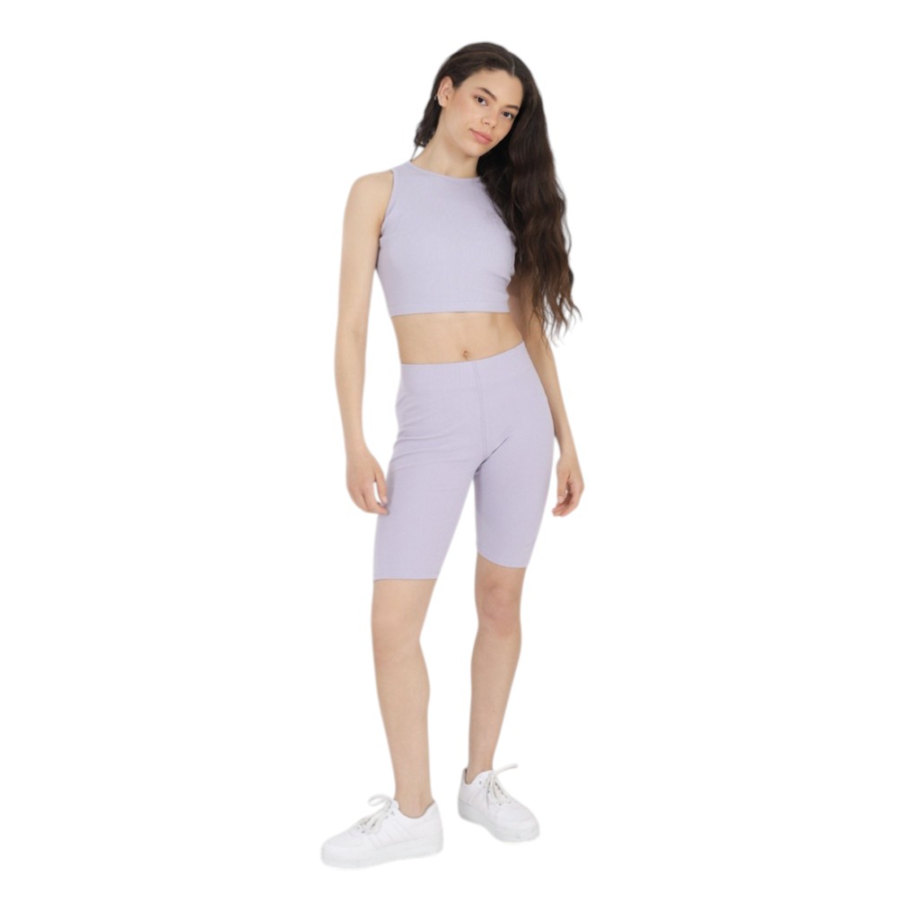 Cycliste côtelé femme