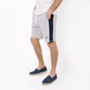 Short homme en molleton avec bandes contrastées