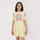 Robe fille avec volants BE HAPPY