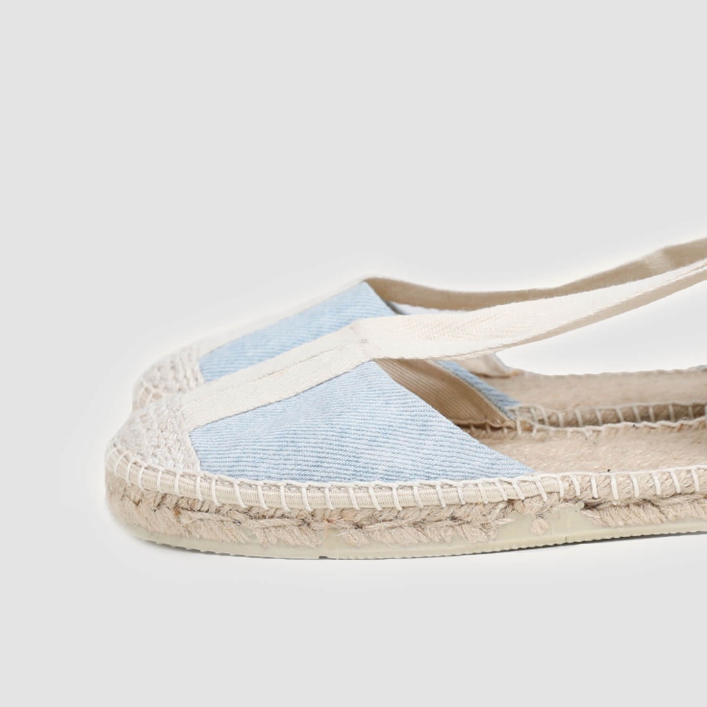 Sandales espadrilles femme en jeans