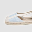 Sandales espadrilles femme en jeans