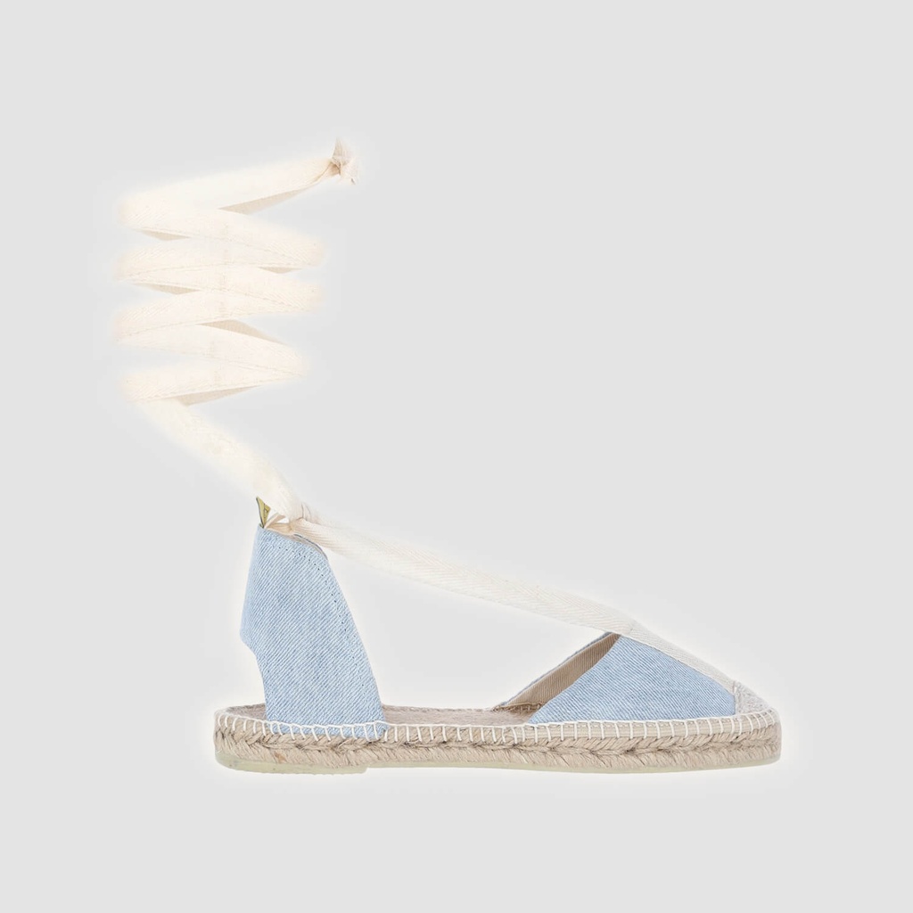 Sandales espadrilles femme en jeans