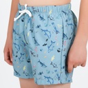 Short de bain garçon imprimé REQUIN