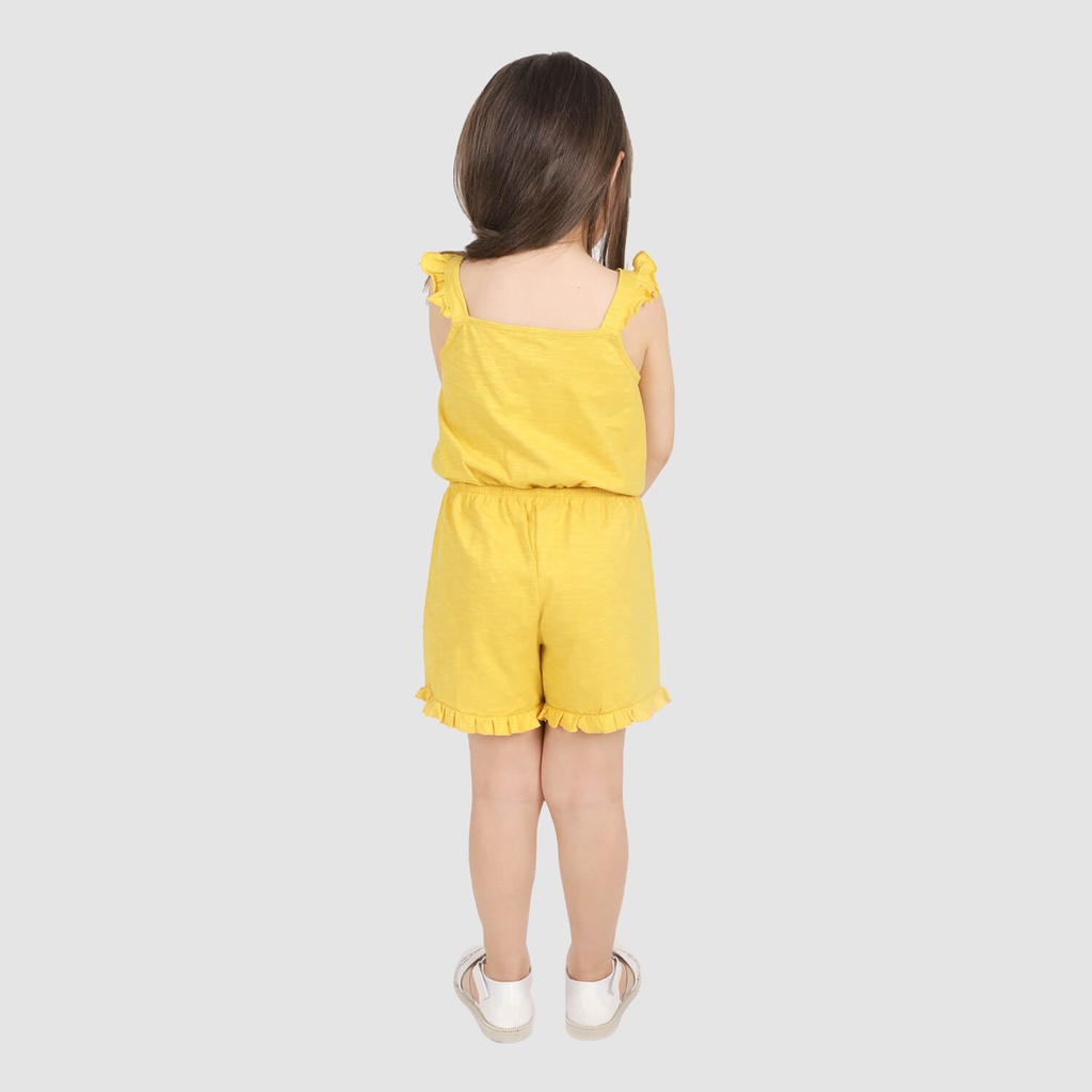 Combishort bébé avec volant CUTE LEMON