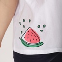 Ensemble bébé débardeur avec volant et short  WATERMELON