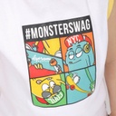 Débardeur côtelé bébé contrasté MONSTER SWAG