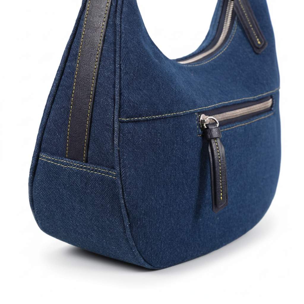 Sac demi lune en jeans - HLEL