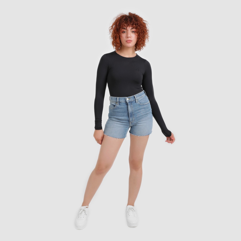 Slim short femme en jeans - NERMINE