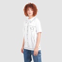 T-shirt oversized femme manches courtes CROQUIS DENIM