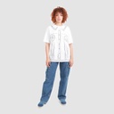 T-shirt oversized femme manches courtes CROQUIS DENIM