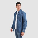 Chemise western homme en jeans  -SHEMS