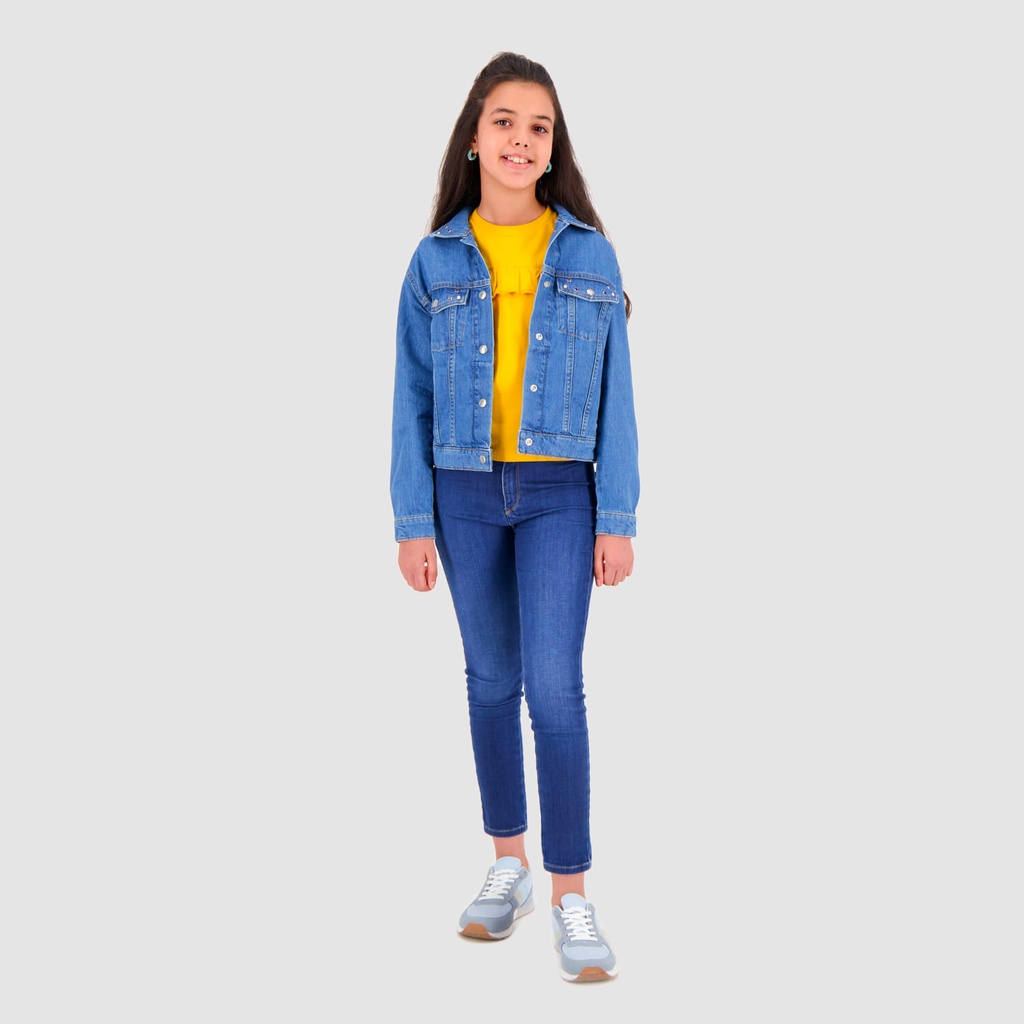 Regular jacket fille en jeans