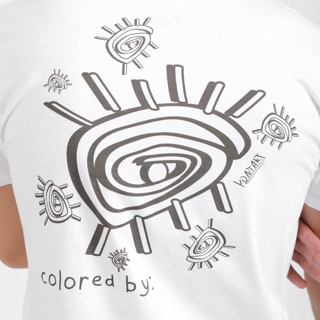 T-shirt unisexe manches courtes COLORIAGE EYES