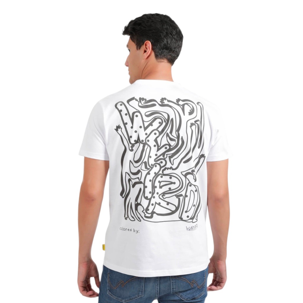 T-shirt unisexe manches courtes COLORIAGE WEIRD