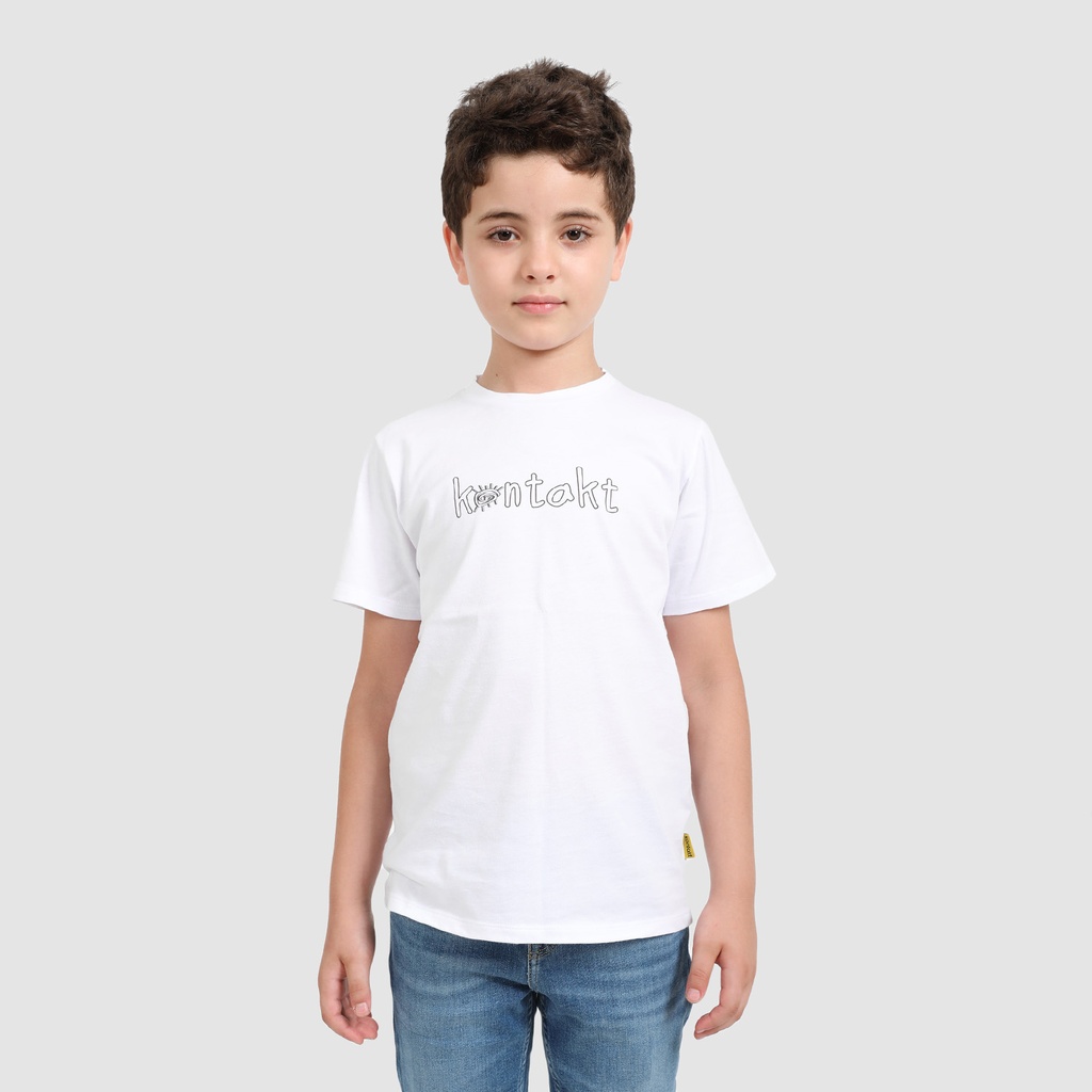 T-shirt unisexe enfant manches courtes COLORIAGE  EYES