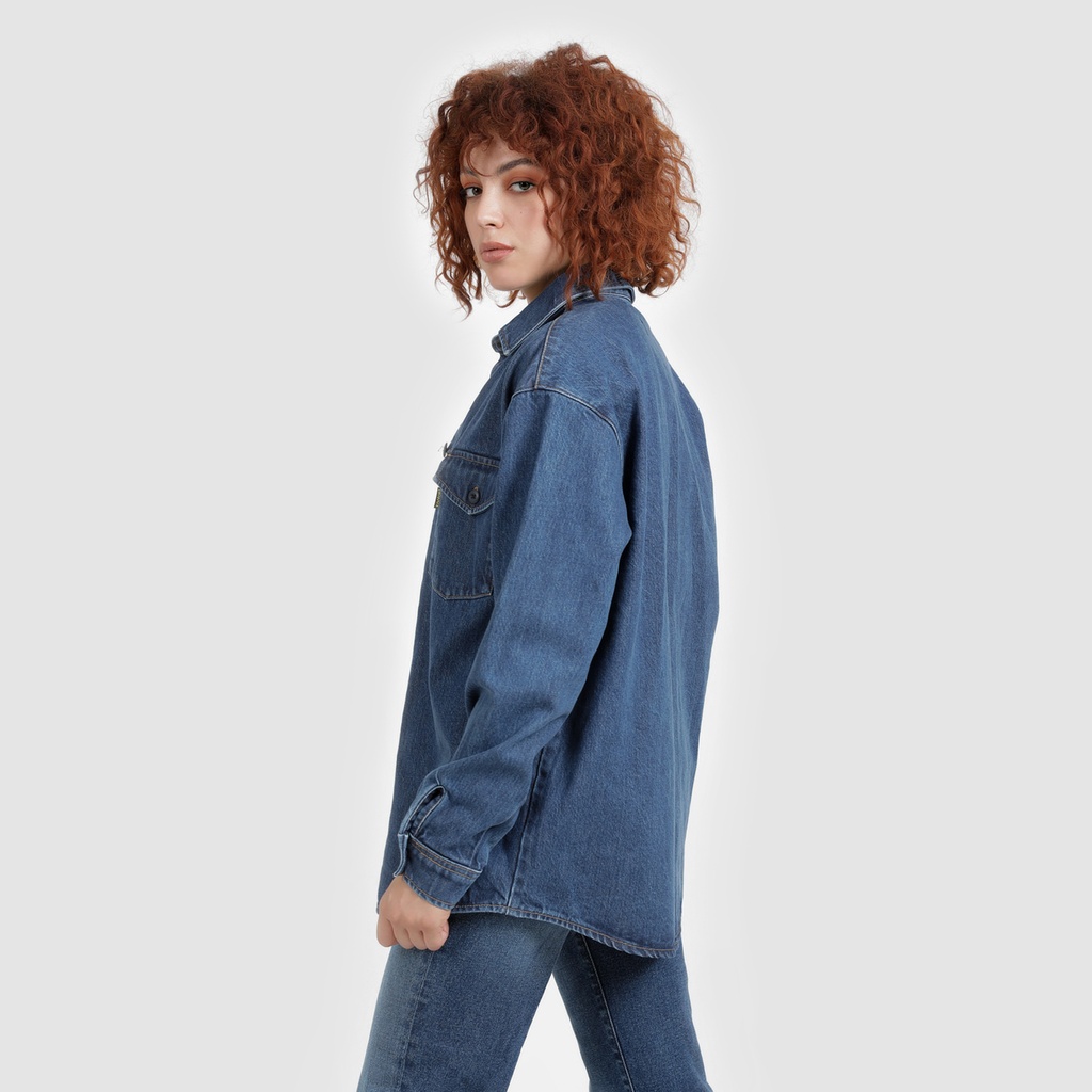 Chemise oversized femme en jeans - SHER