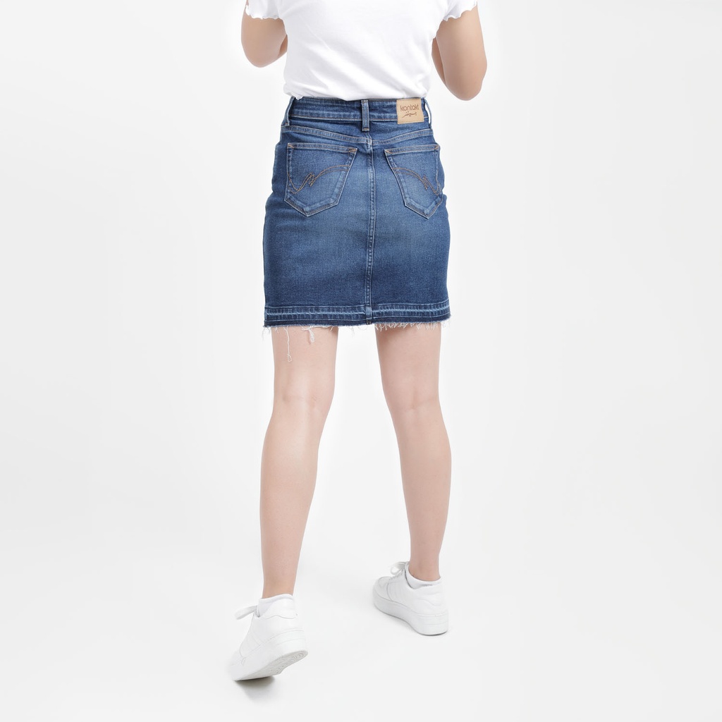 Jupe mini femme en jeans- MINA