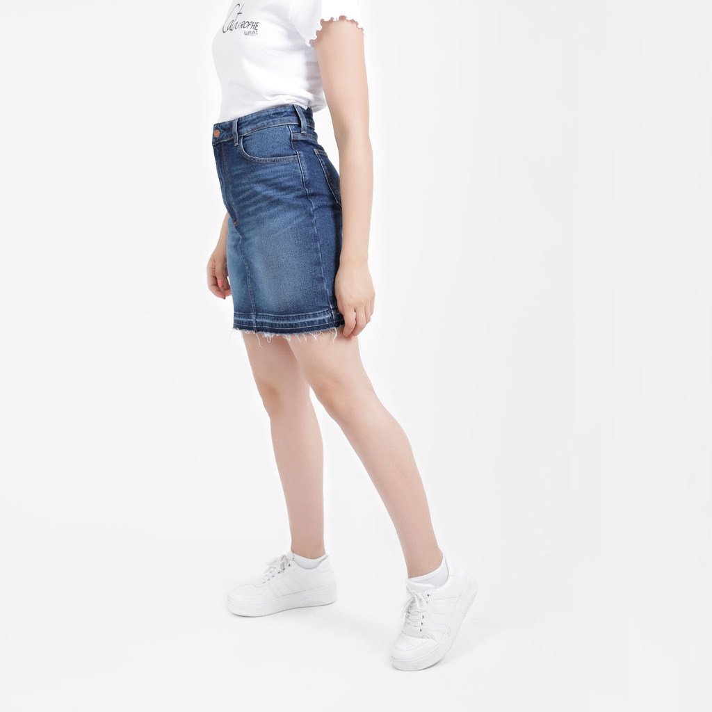 Jupe mini femme en jeans- MINA