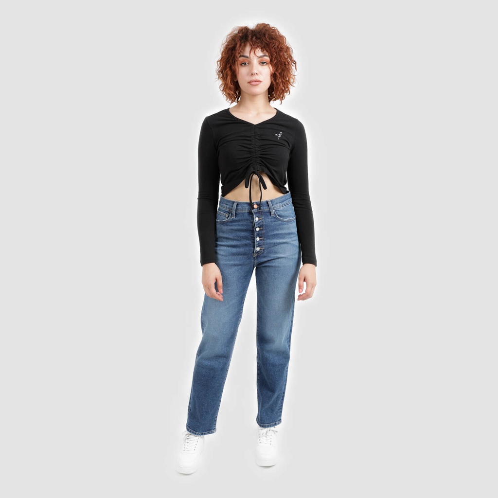 Ribcage jeans femme-RAYA