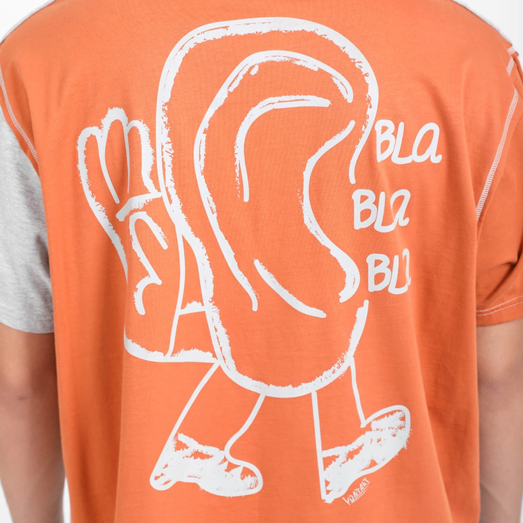 T-shirt oversized homme manches courtes BLA BLA BLA