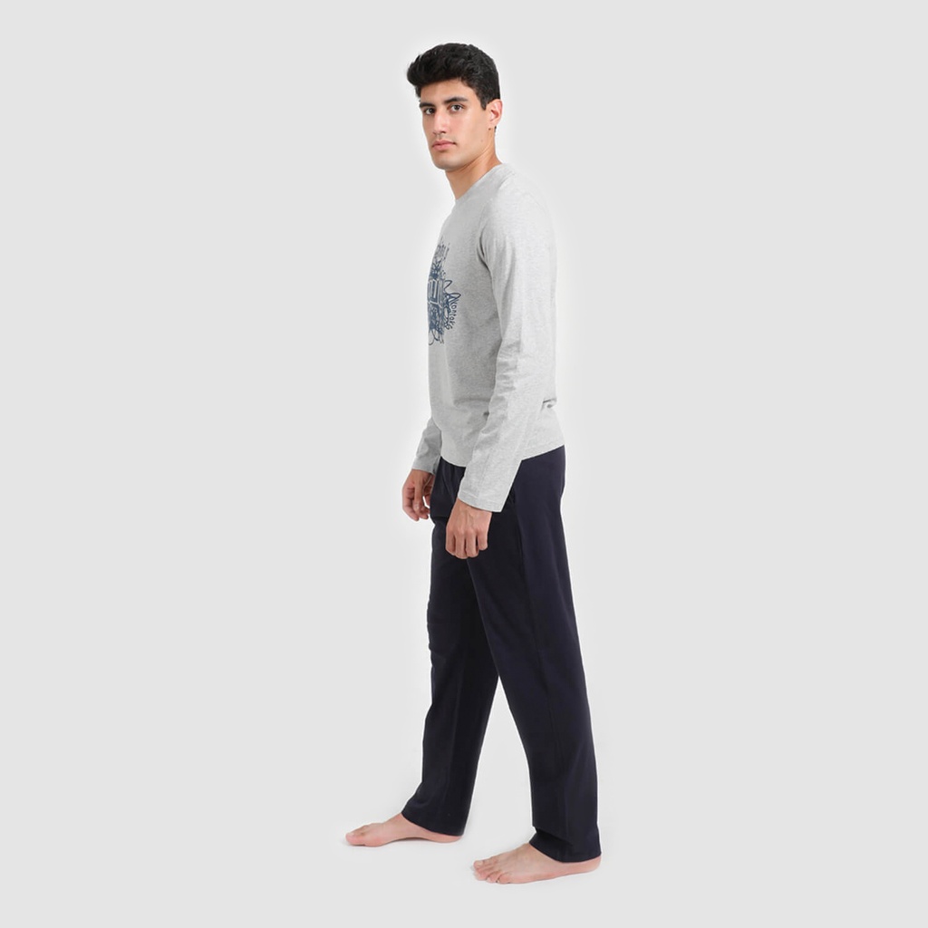 Pyjama homme manches longues avec EVERYTHING IS LEBESS