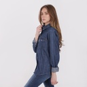 Chemise western en jeans femme - SHEMSI