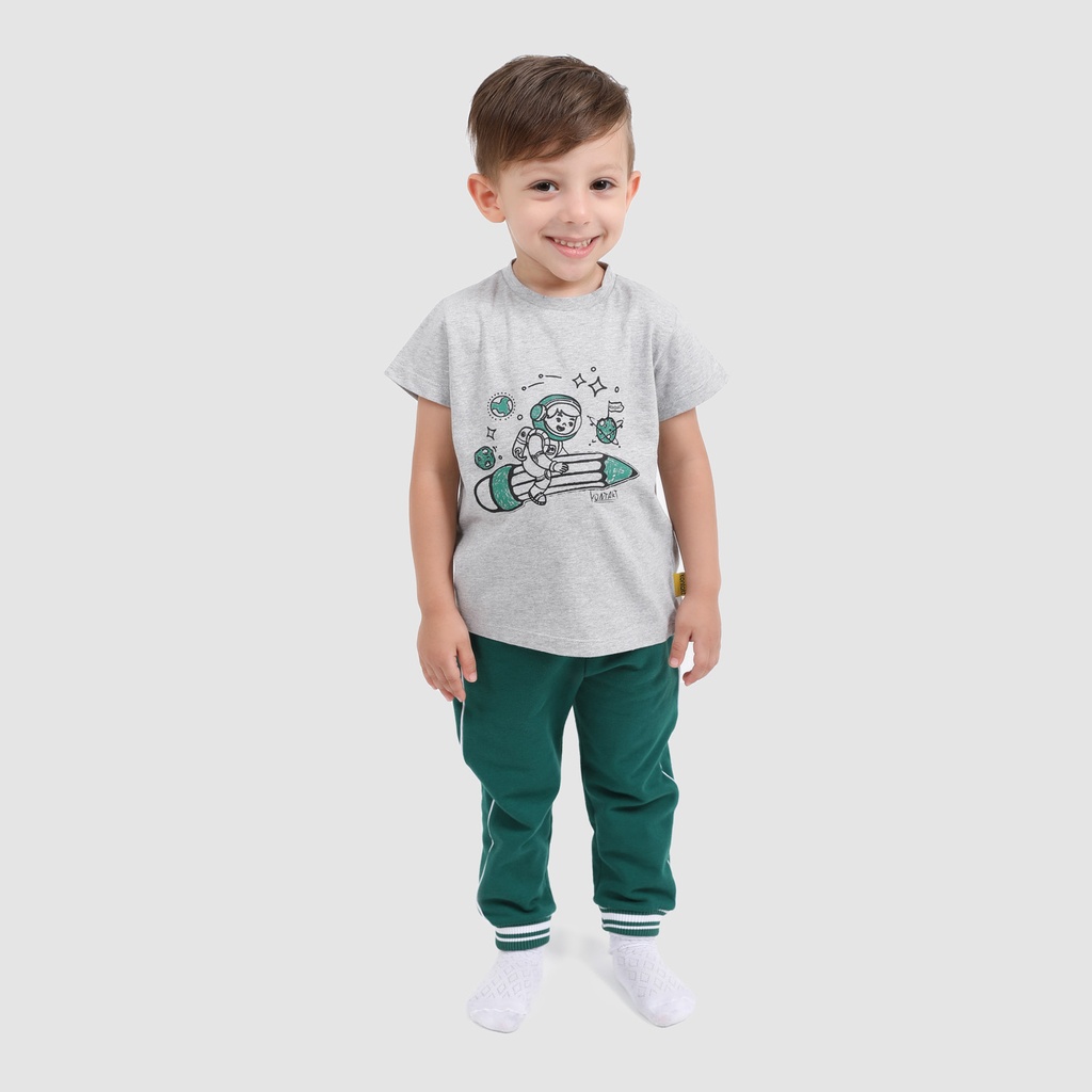 T-shirt bébé manches courtes SPACE BOY