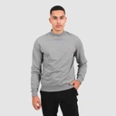 Sweat homme col cheminé avec broderie