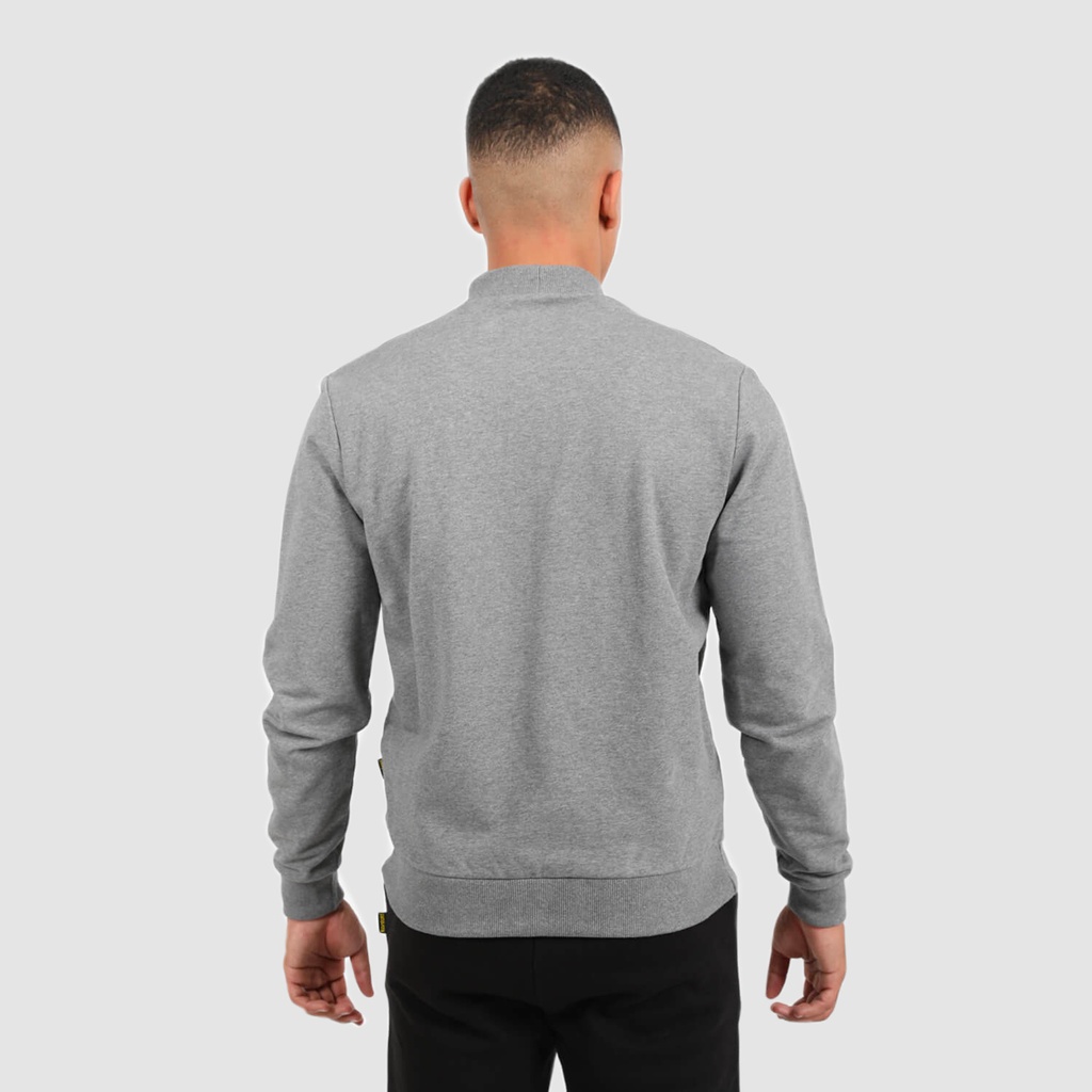 Sweat homme col cheminé avec broderie