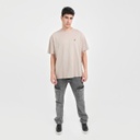 T-shirt oversized homme manches courtes  jacquard