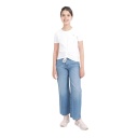 Wide leg jeans fille