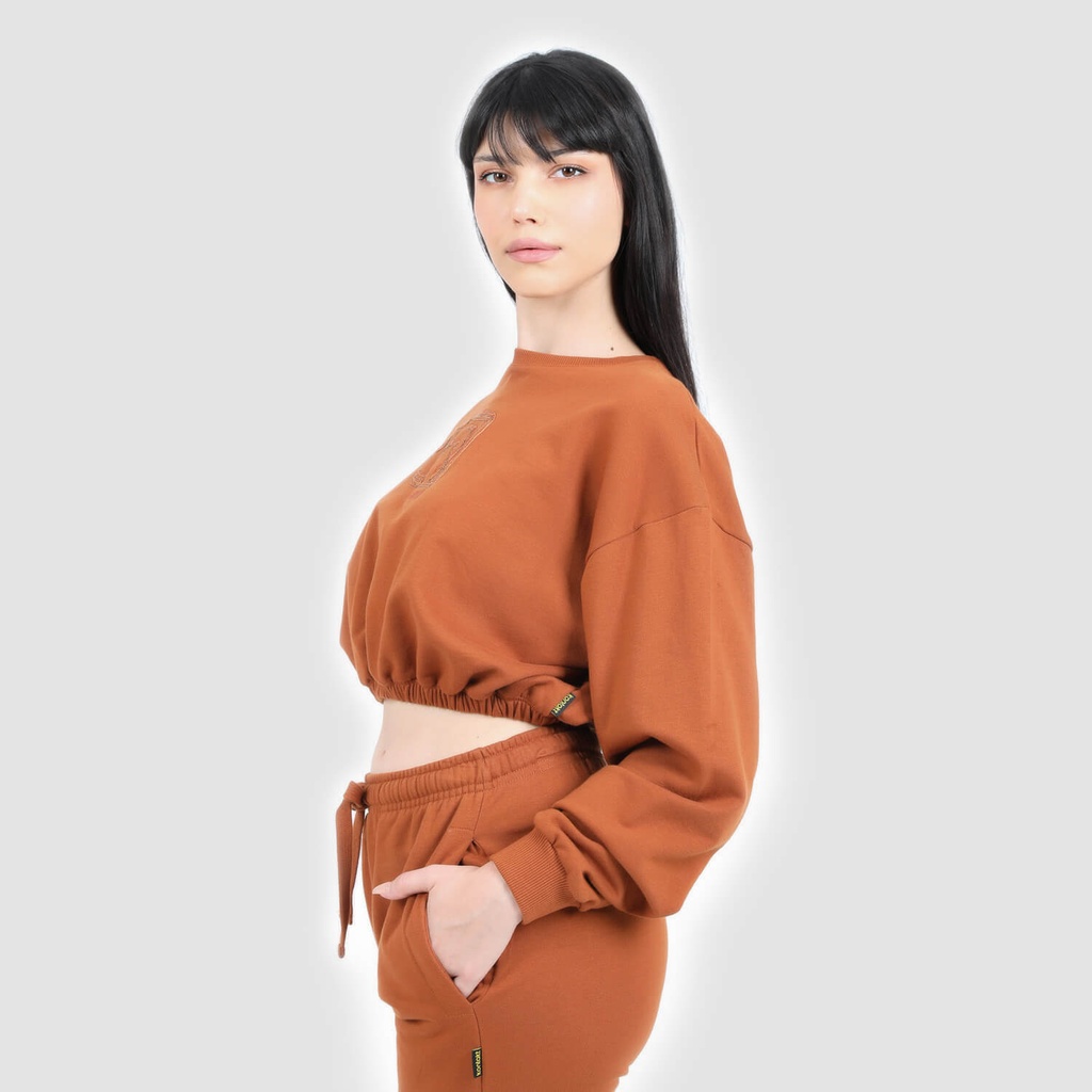 Sweat crop femme THE CAMEL