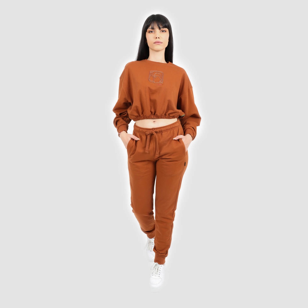 Sweat crop femme THE CAMEL