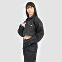 Cropped jacket femme effet cuir - KINDA