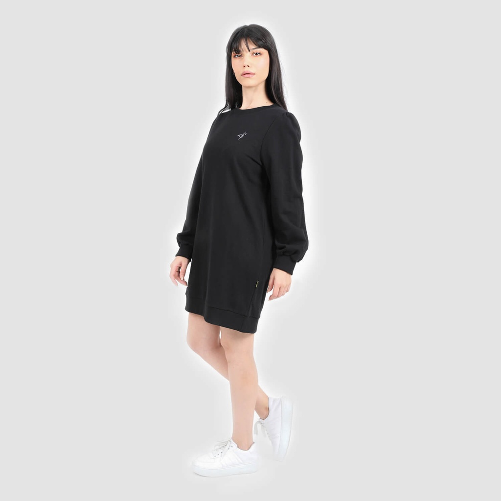 Robe sweat femme avec broderie