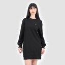 Robe sweat femme avec broderie