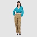 Pantalon cargo femme-KAMILA