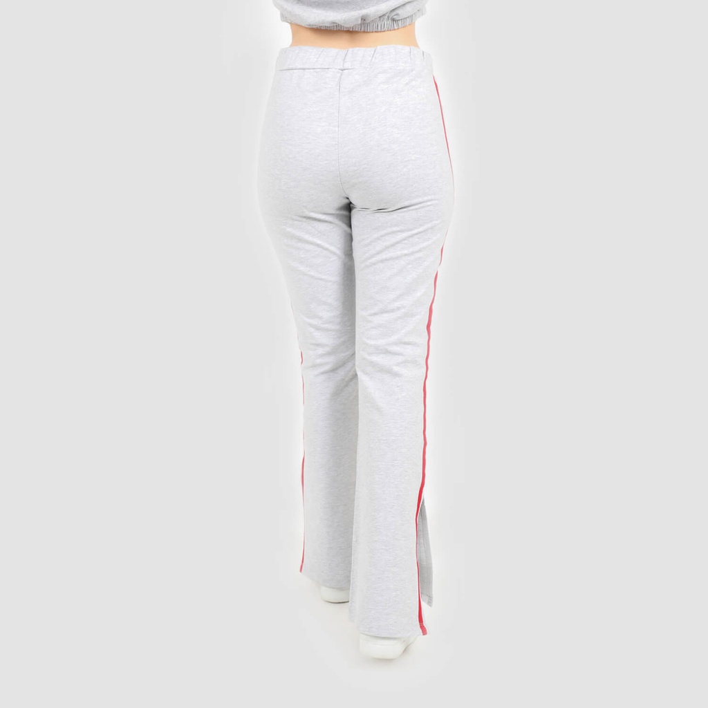 Jogger flare femme avec bande contrasté