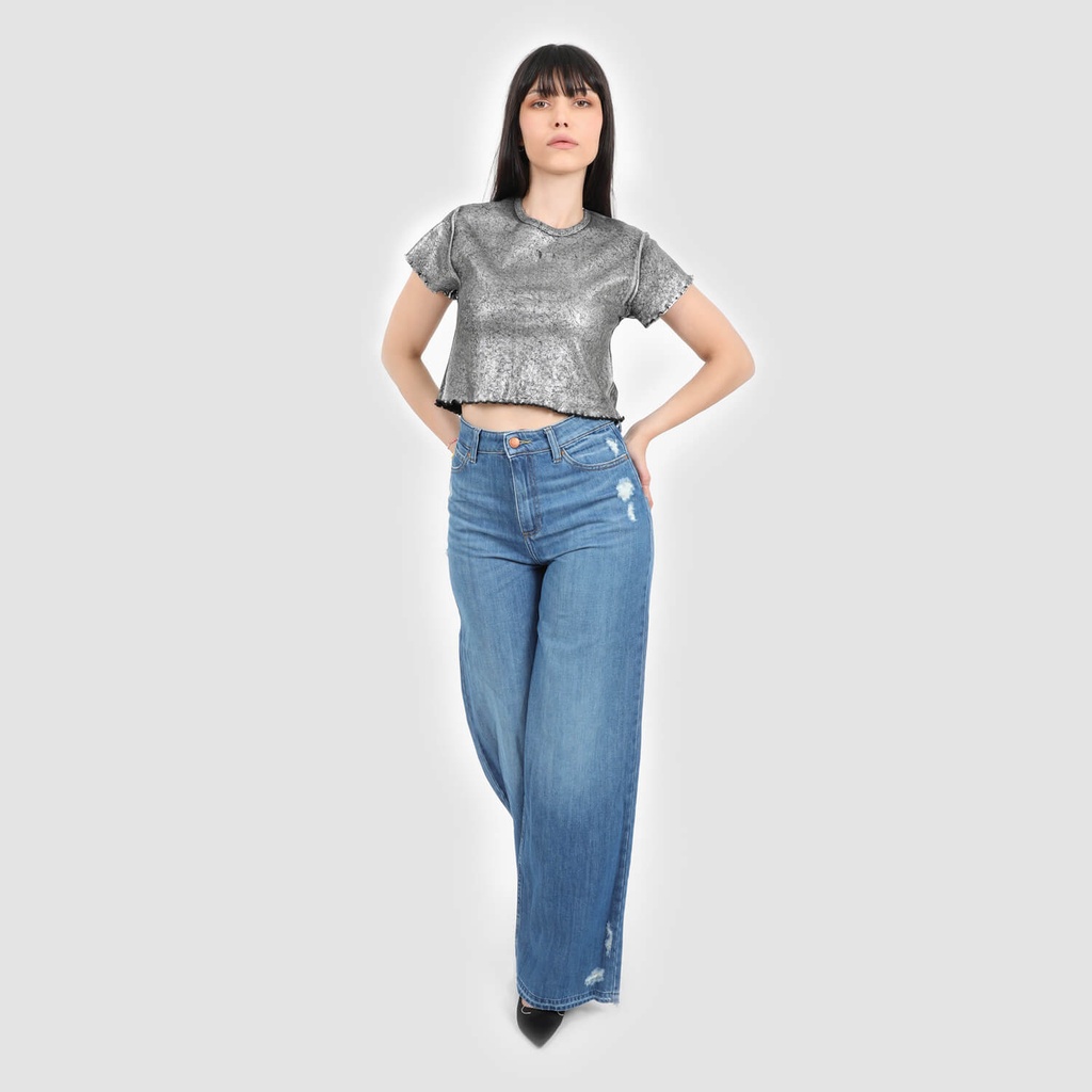 Wide leg jeans femme -WIDED