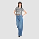 Wide leg jeans femme -WIDED