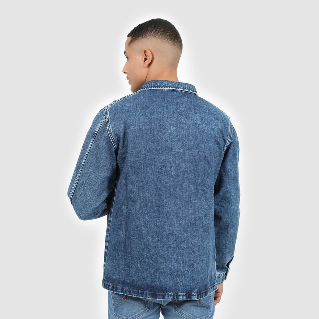 Workwear jacket homme en jeans-WAEL