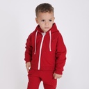 Hoodie zippé bébé manches tombantes