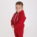 Hoodie zippé bébé manches tombantes