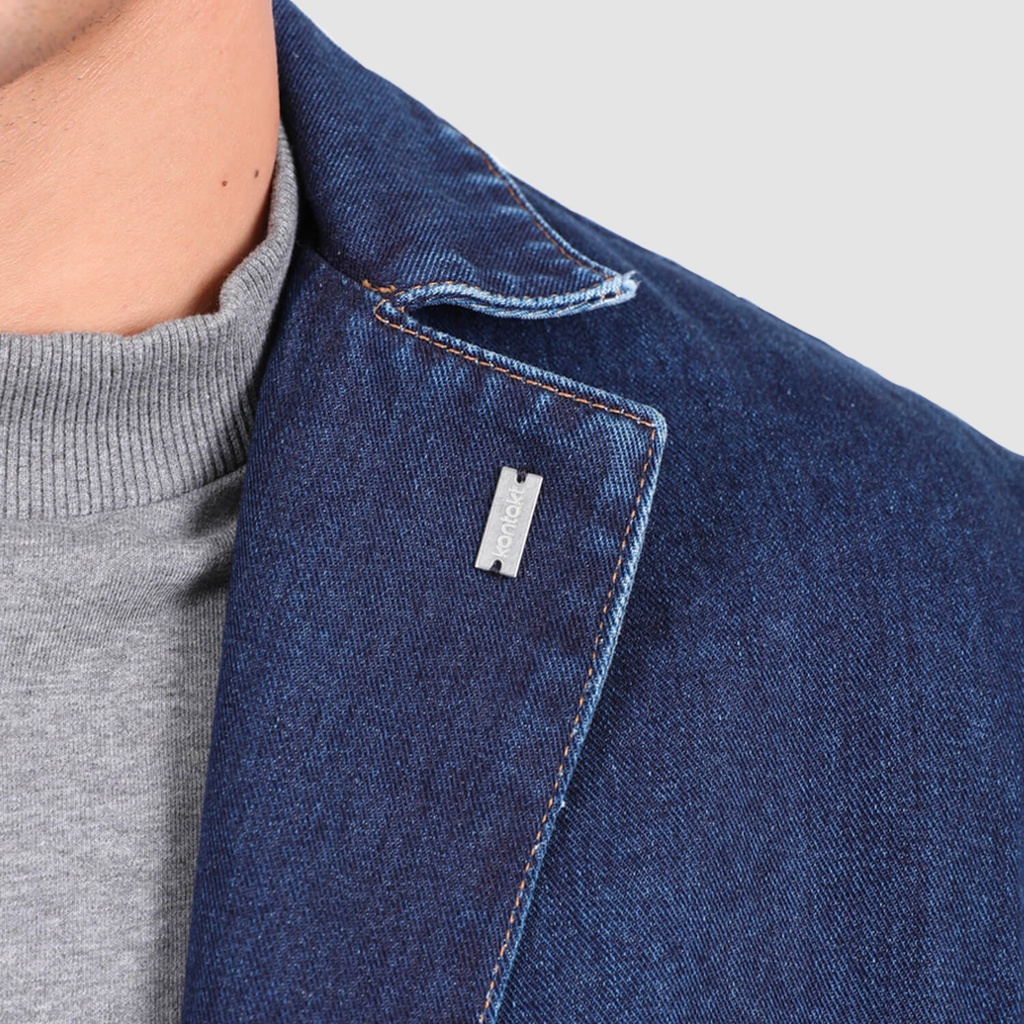 Manteau unisexe en jeans- MALEK