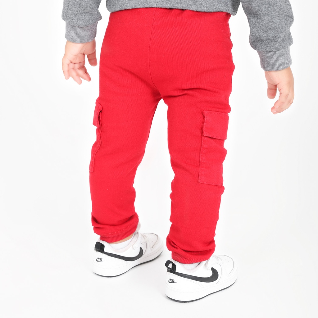 Jogger cargo bébé avec ceinture en cote