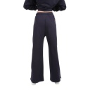 Jogger wide leg femme avec boutons pression