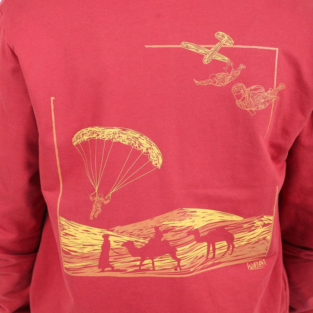 Hoodie zippé homme INTO THE DESERT