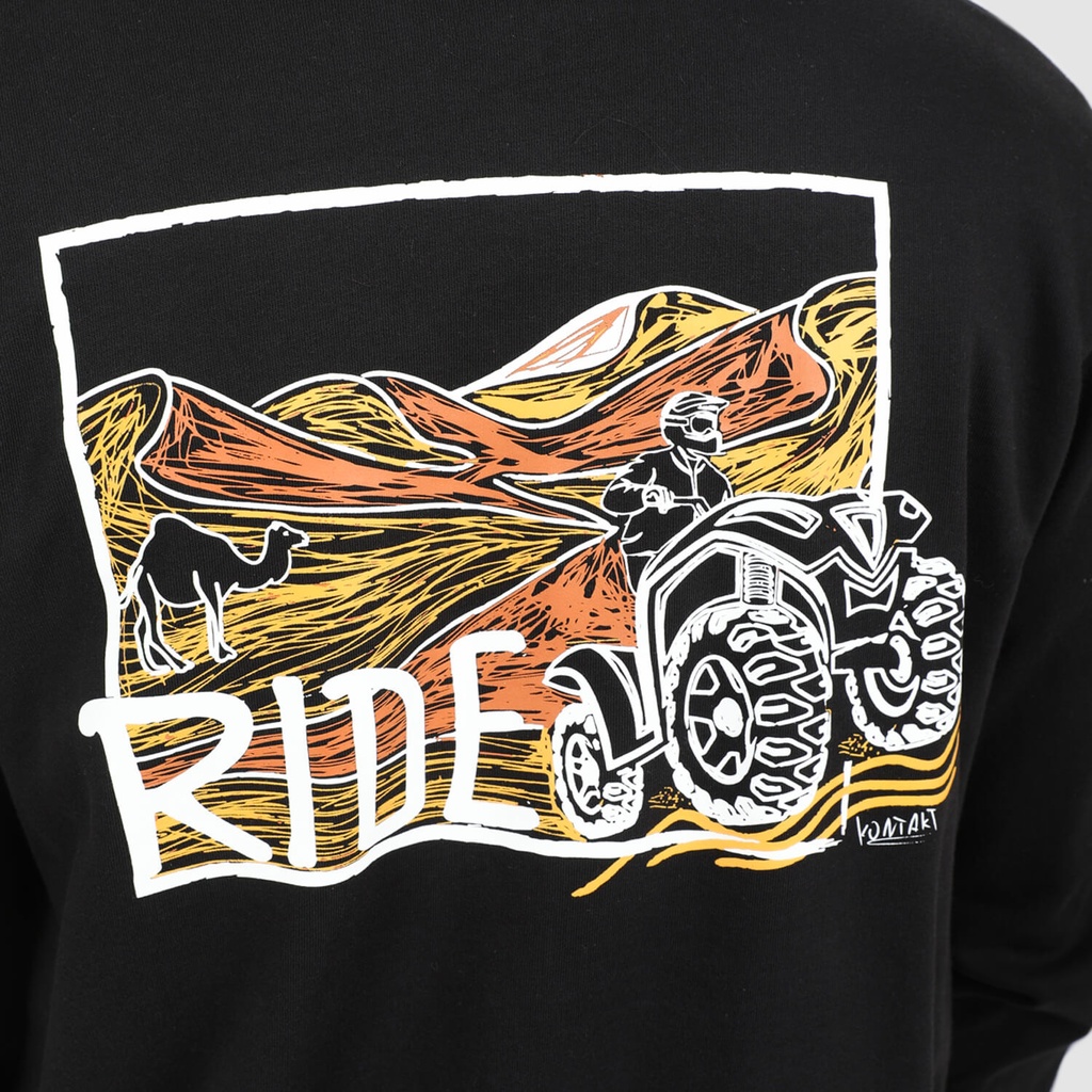 Hoodie zippé homme SAHARA RIDE