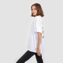 T-shirt unisexe manches courtes oversized  ليلة و فراڨها- صباح