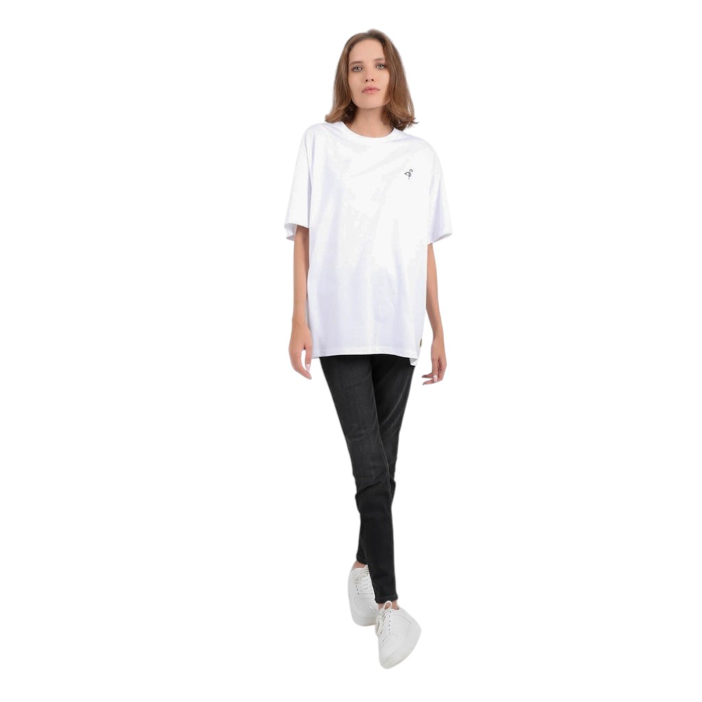 T-shirt unisexe manches courtes oversized  ليلة و فراڨها- صباح